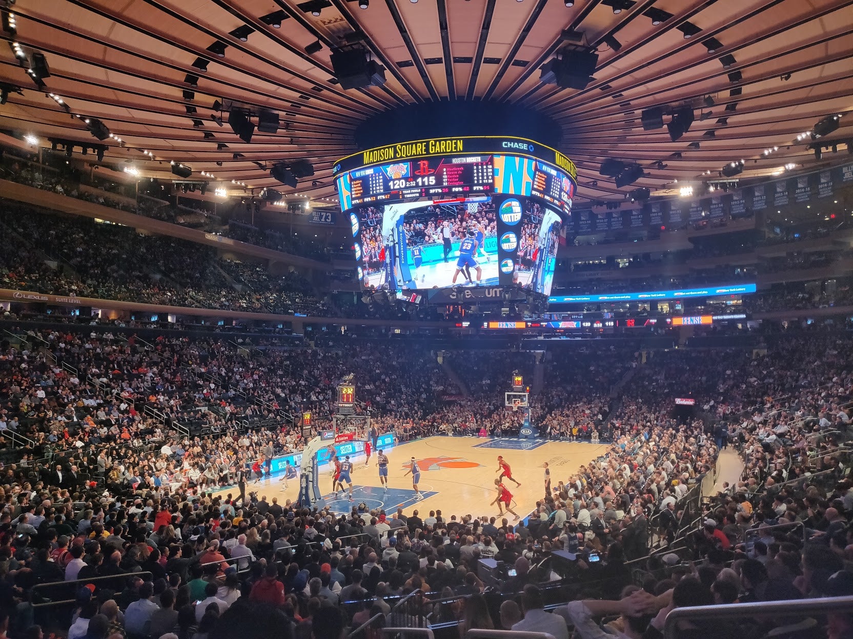 Vivez un match au Madison Square Garden