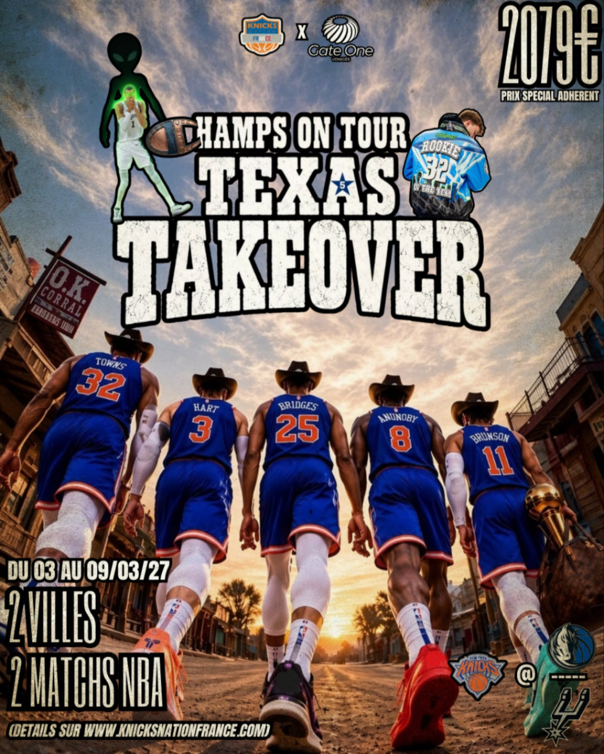 Knicks Nation France X Gate-One Voyages Travel!