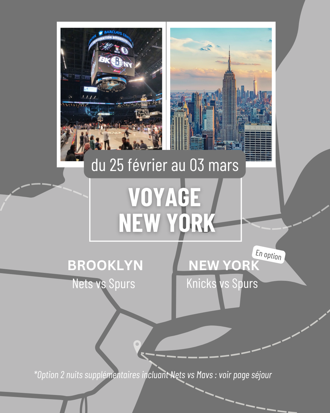 Voyage Basket US - Spurs in New York ! 🍏