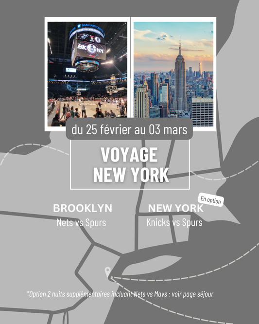 Voyage Basket US - Spurs in New York ! 🍏