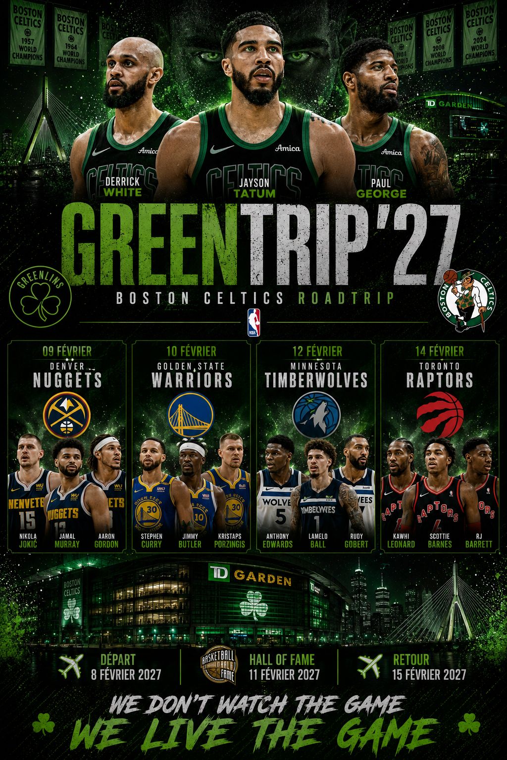 Travel Boston Celtics Fans